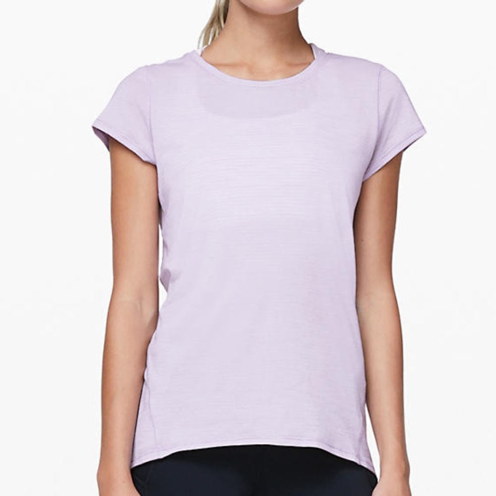 Lululemon NWT  'Another Mile Short Sleeve' Size 12